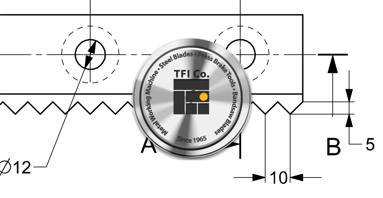 Serrated Steel Blades for Siemens Comb Blades by TFI Co.