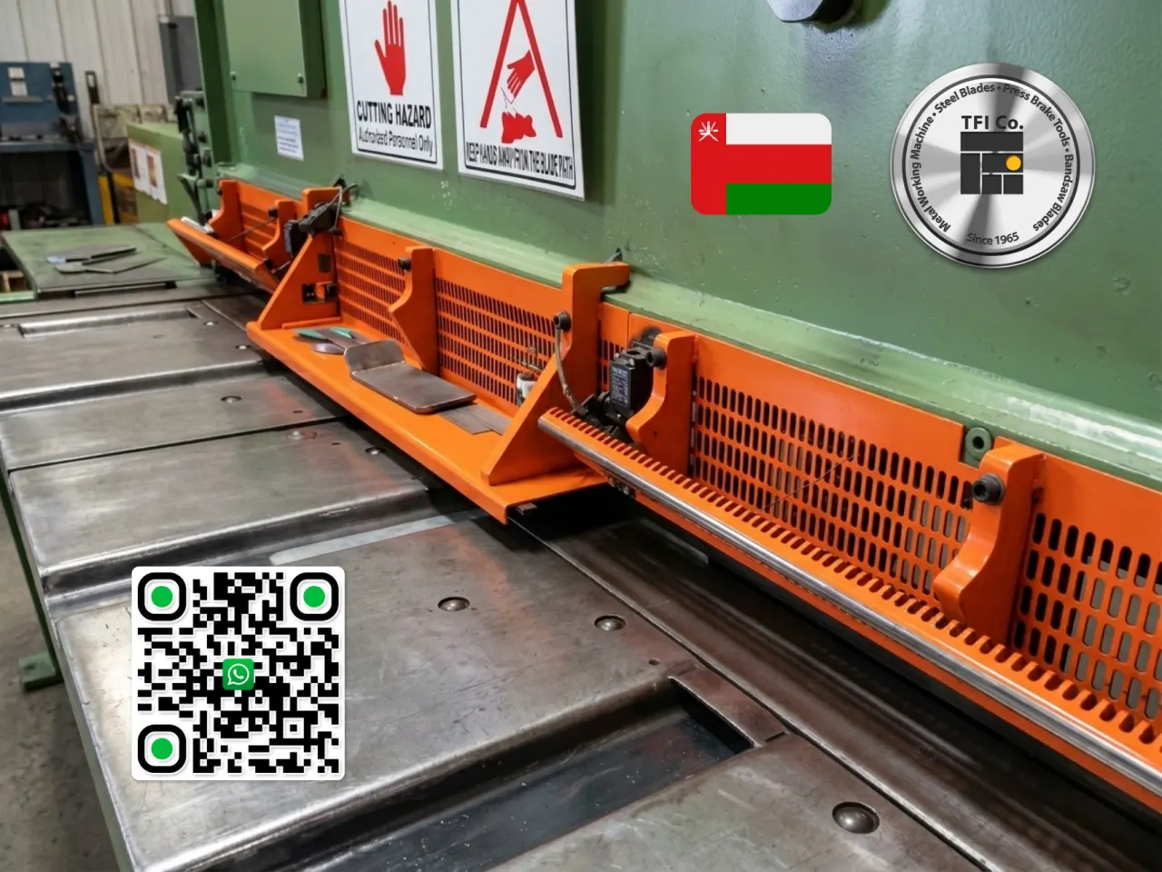 Single-Piece Shear Blades 3100 x 75 mm, Oman Shear blades are among the most critical components in the metalworking and machine-building industries.